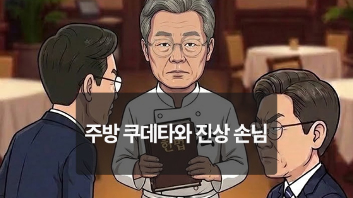 [위키만평] 주방 쿠데타와 진상 손님