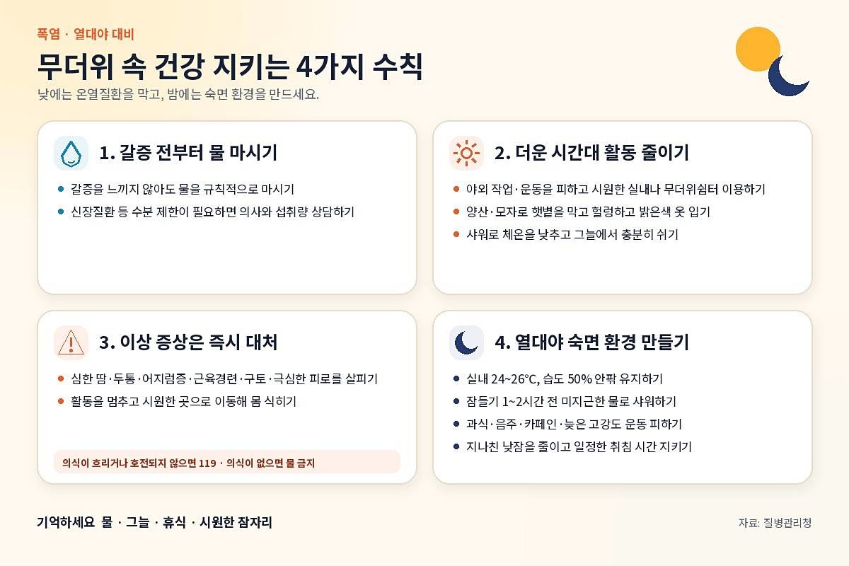 질병관리청 정보를 바탕으로 AI 툴로 제작한 자료 사진