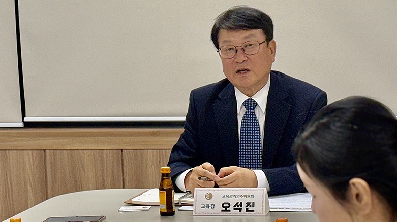 오석진 “아이 줄수록 더 투자해야”...교육재정 축소에 선 그어