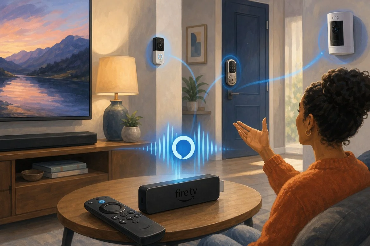 아마존 알렉사+, 파이어TV서 프라임 없이도 무료…월 19.99달러 장벽 사라졌다 / AI 생성 일러스트(삽화)