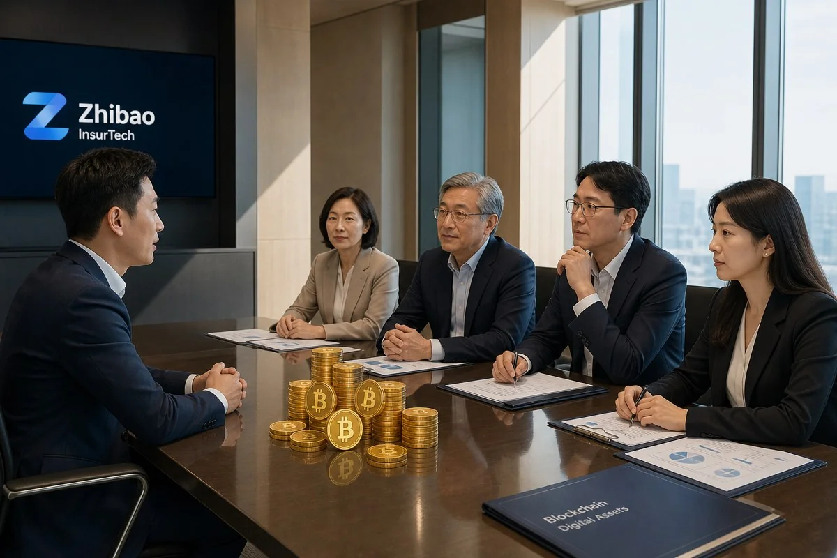 즈바오, 현금 없이 비트코인 2380개로 2184억원 조달…이사회 4석 새 주인에게 / AI 생성 일러스트(삽화)