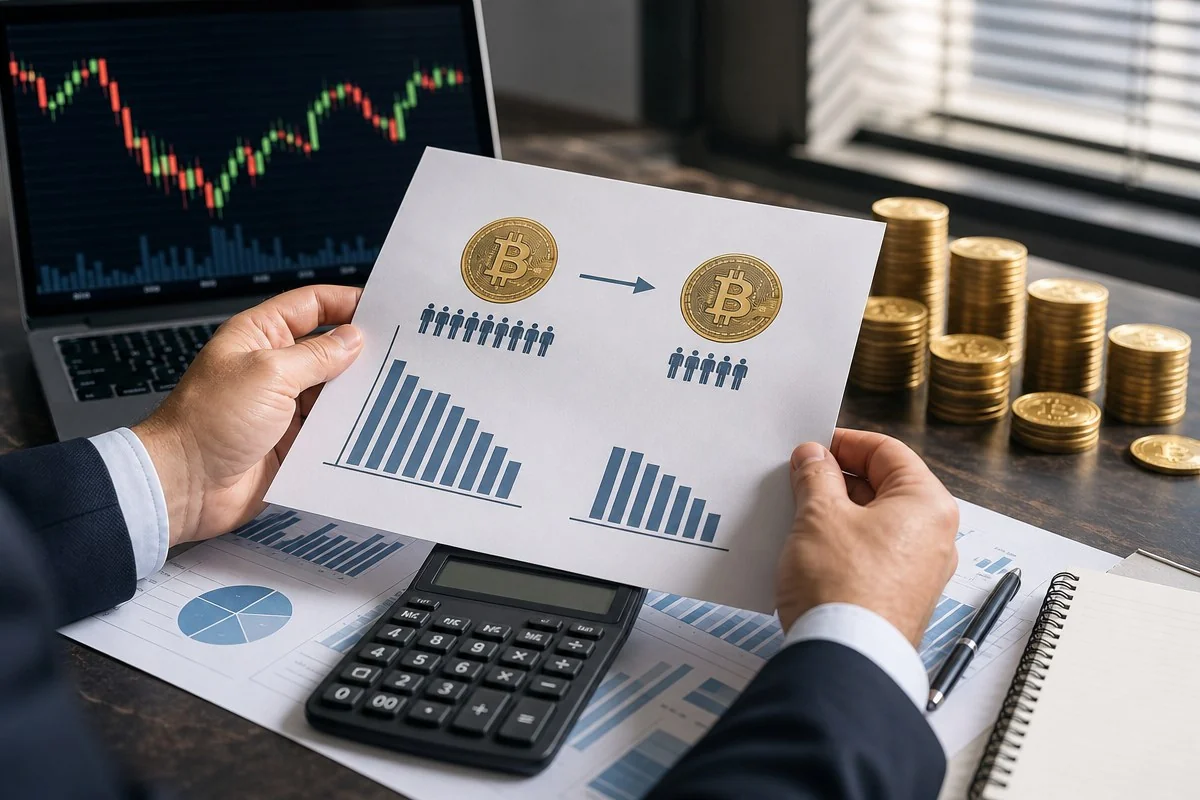 원래 3,500 BTC 계획에서 1,120 BTC 줄어든 배경 / AI 생성 이미지