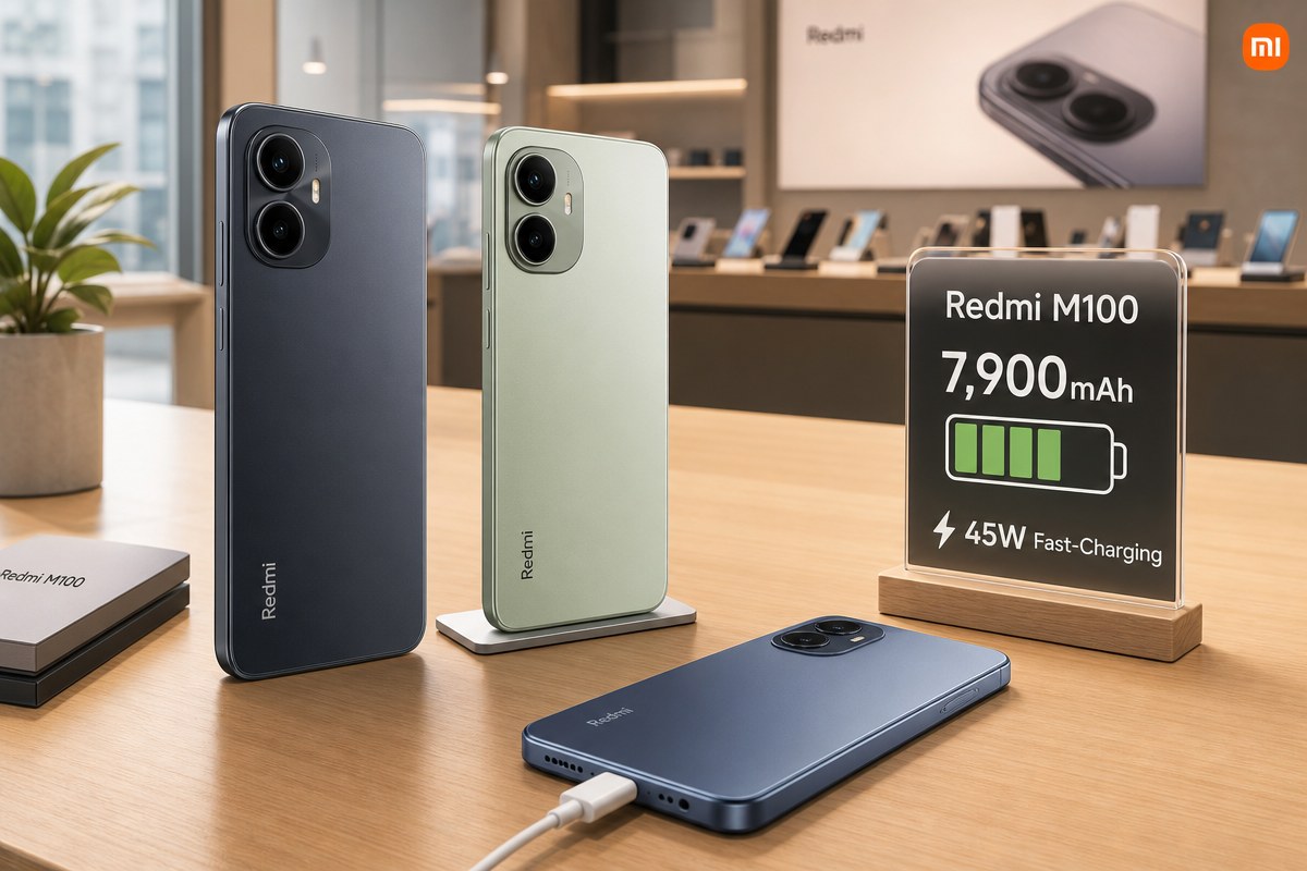 레드미 M100, 7900mAh 배터리·하이퍼OS 3 탑재해 1,799위안에 출시됐다