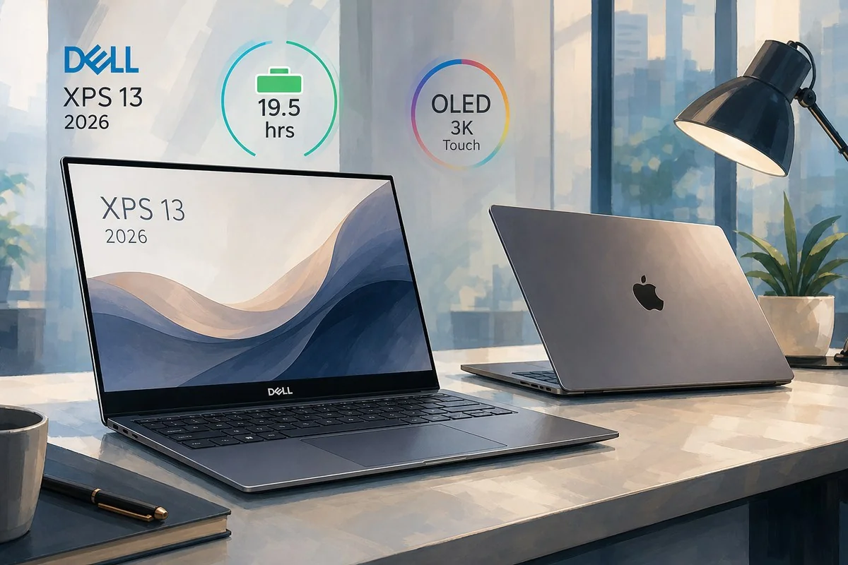 델 XPS 13 2026, 699달러로 애플 맥북 네오에 정면 승부수 던졌다 / AI 생성 일러스트(삽화)