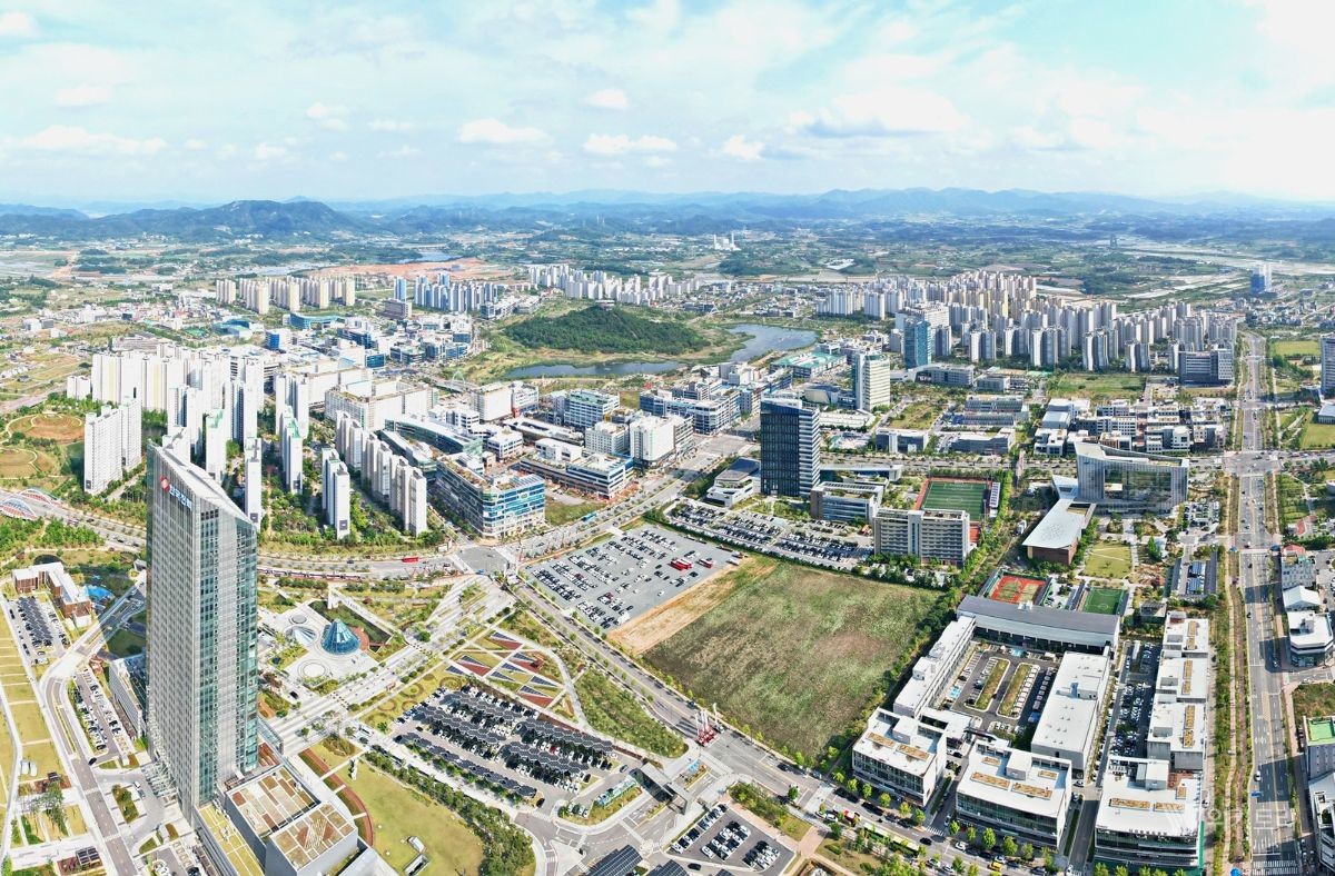 발전 5사 통합 본사 이전의 최적지로 주목받고 있는 나주 빛가람혁신도시.  / 나주시