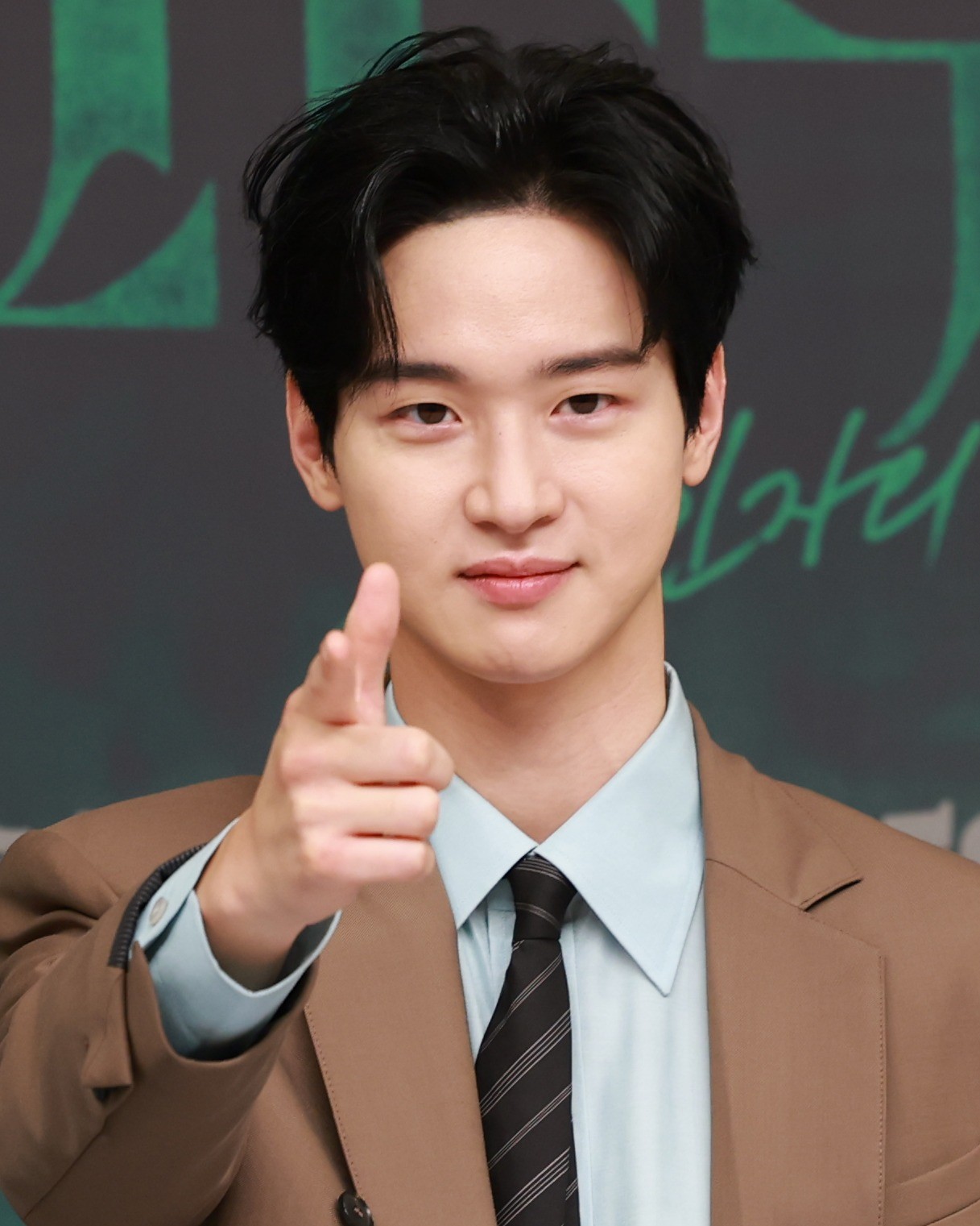 장동윤이 2025년 9월 4일 오후 서울 목동 SBS에서 열린 금토드라마 '사마귀: 살인자의 외출' 제작발표회에 참석해 포즈를 취하고 있다. / 뉴스1