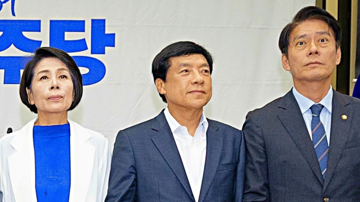 '팀 정청래'로 불린 최민희, 이성윤, 한민수 더불어민주당 최고위원. / 뉴스1