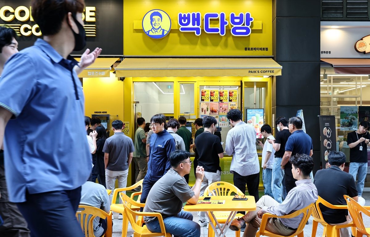 서울 시내 한 빽다방 매장. / 뉴스1