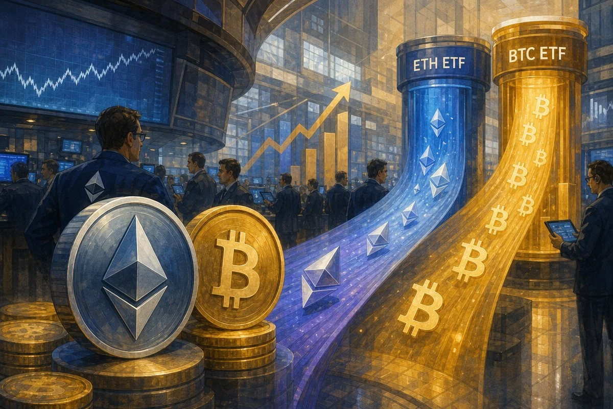이더리움 ETF, 순유출 열흘 만에 하루 2억2100만달러 유입…블랙록이 견인 / AI 생성 일러스트(삽화)