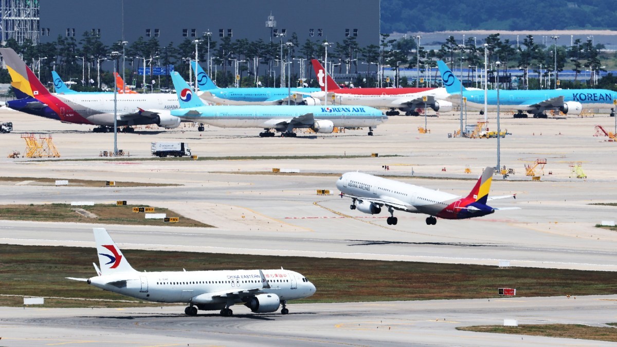 인천공항 계류장 모습. / 연합뉴스