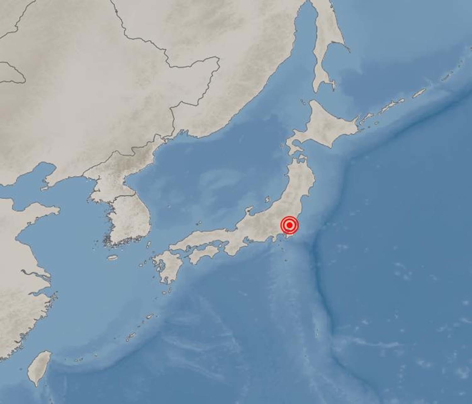 기상청은     일본 지바현 가시와시 북동쪽 18km 지역에서 규모 5.9의 지진이 발생했다고 외국 관측 기관 등을 인용해 전했다. / 기상청