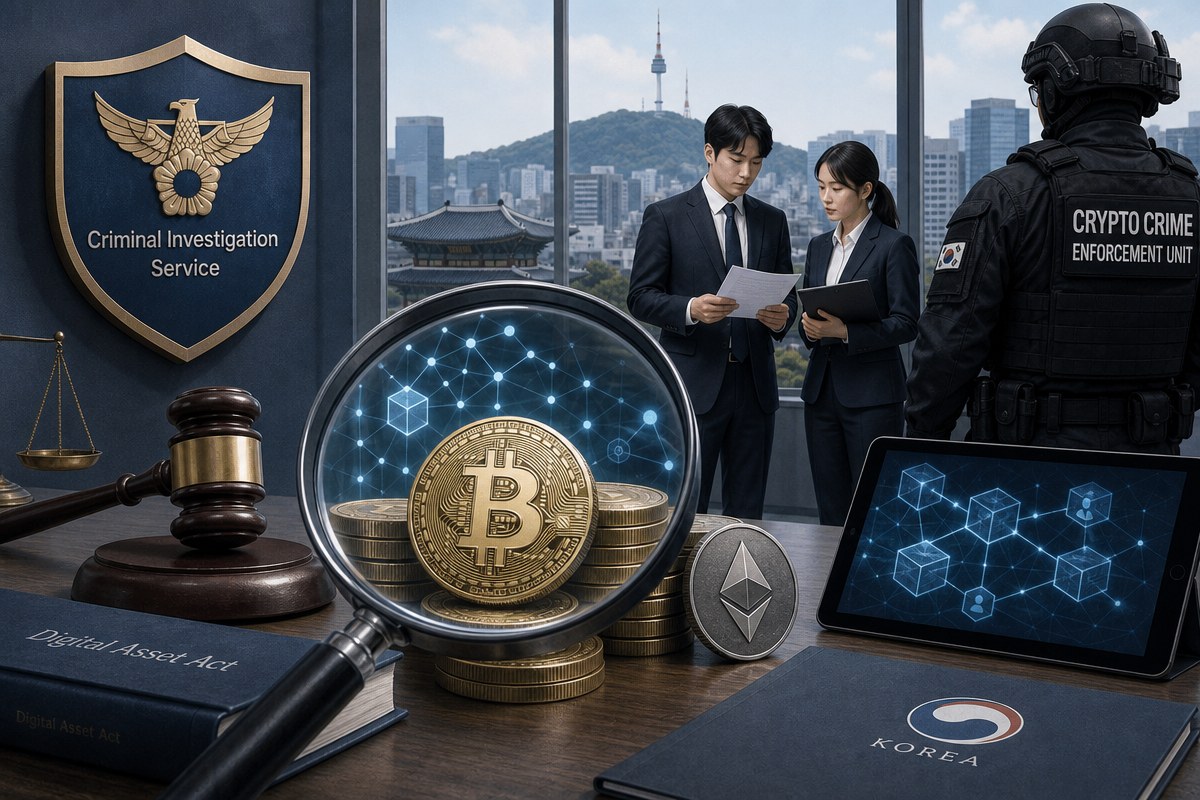 한국, 10월 형사수사청 출범과 함께 가상자산 범죄 상시 전담 합동수사부 신설