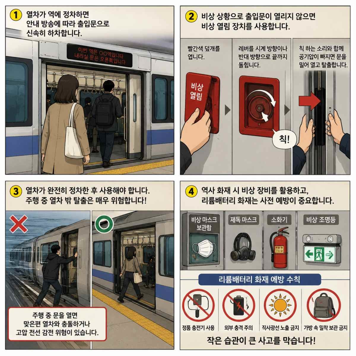 기사 이해를 돕기 위한 네컷 만화 이미지 / AI 생성 이미지
