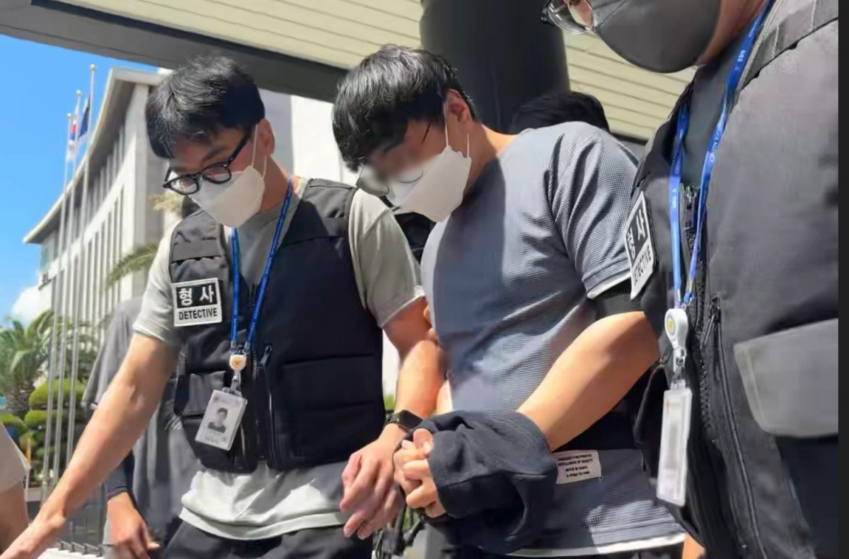 지난 5월 실종된 장미란 씨(37)의 사건을 허위 종결한 혐의로 긴급체포된 A 경장 / 뉴스1