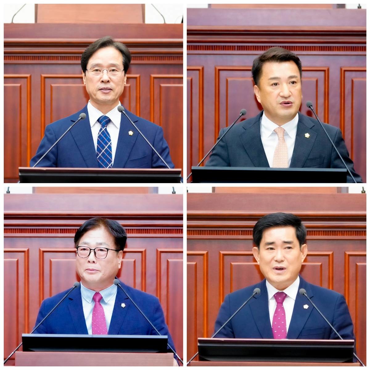 5분자유발언 모습