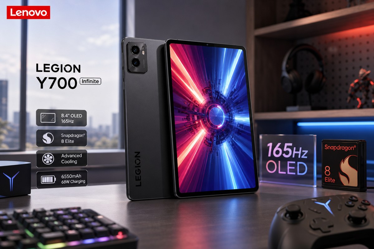 레노버 레전드 Y700 인피니트, 오버클럭 8 엘리트 Gen5로 안투투 458만점 찍었다