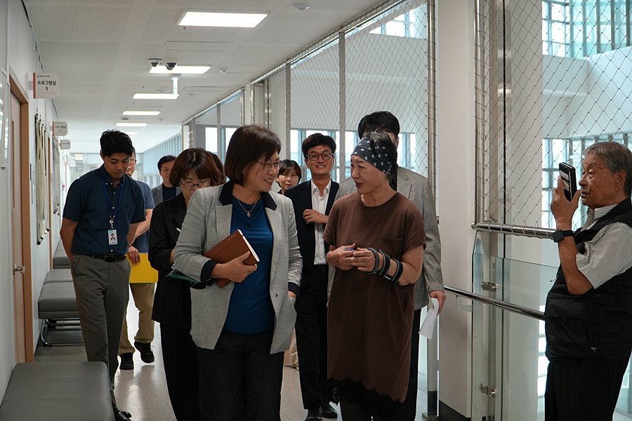 손화정 영종구청장, 복지관 3곳 찾아 이용자 목소리 경청