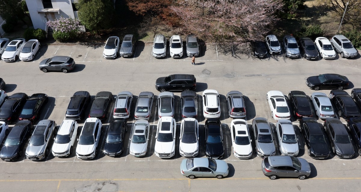주차장 풍경. / 뉴스1