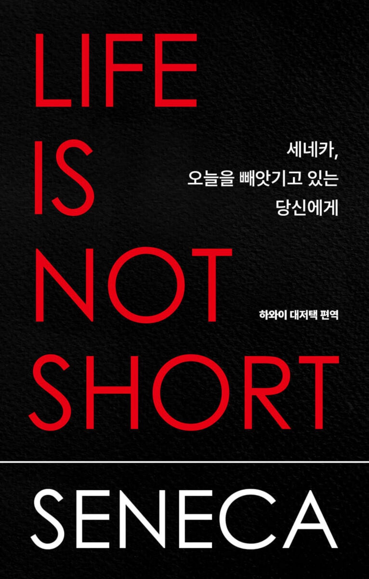 책 '세네카, 오늘을 빼앗기고 있는 당신에게' 표지 / YES24