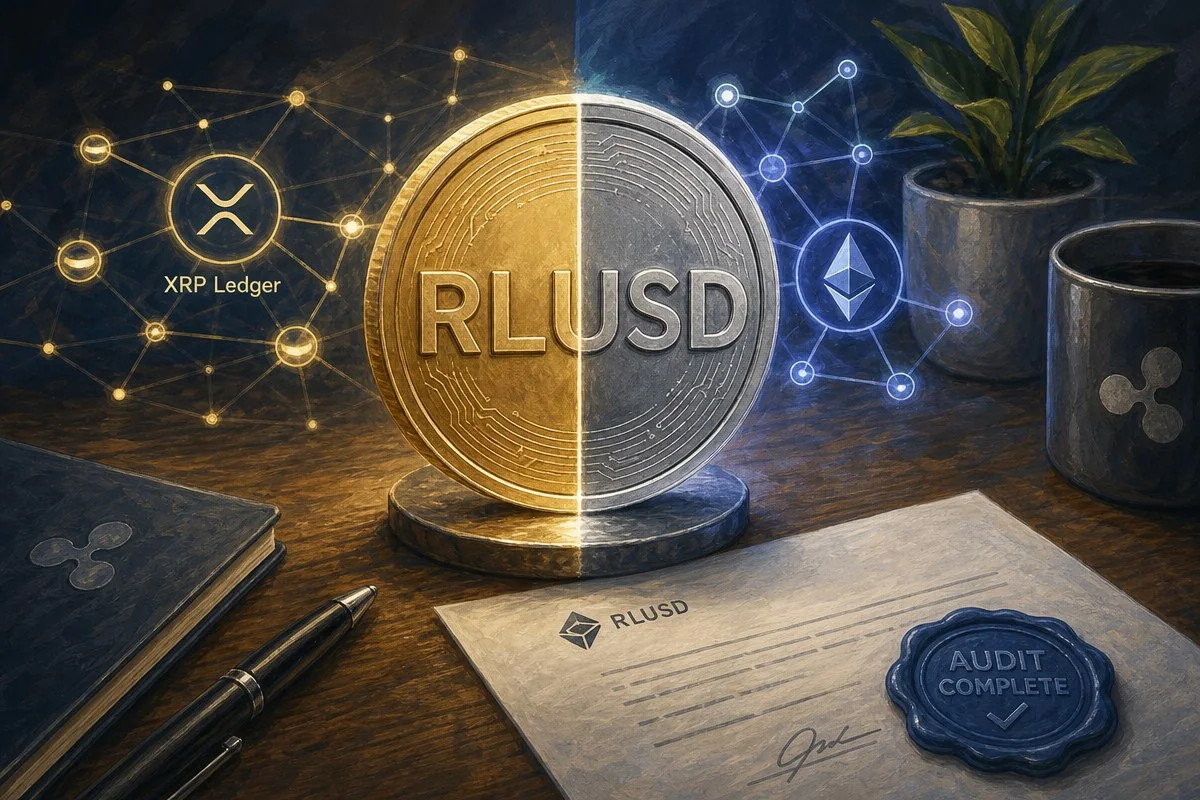 리플 RLUSD 시가총액 20억달러 돌파…이더리움·XRP 레저가 절반씩 나눠 가졌다 / AI 생성 일러스트(삽화)