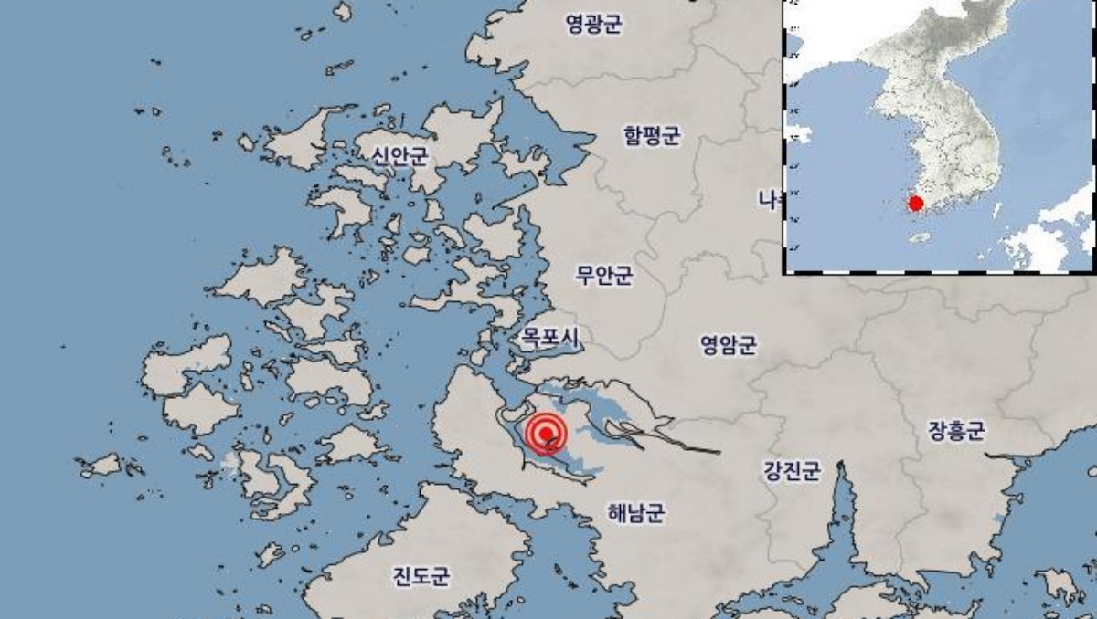 오늘 아침 해남서 또 규모 2.2 지진…2주 사이 80차례 넘어
