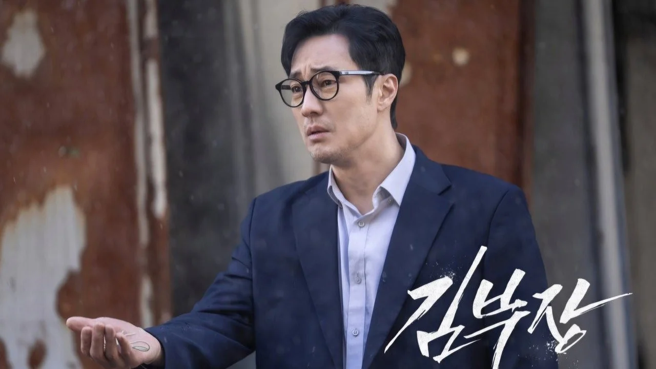 소지섭 전투신, AI가 그려낸 2회 화제 장면 / 드라마 '김부장'의 한 장면 (사진=SBS)