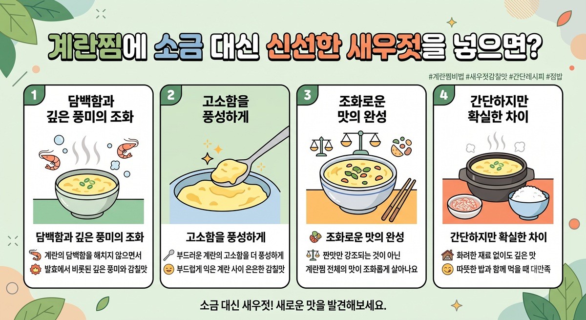 [인포그래픽] 새우젓 계란찜의 매력은? / 위키트리