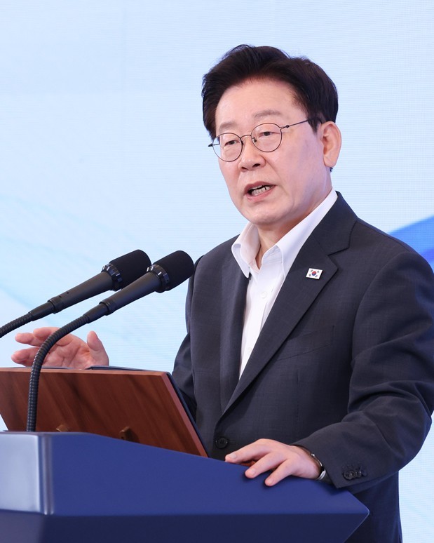 청년 예산 언박싱 2027 행사에 참석한 이재명 대통령 / 뉴스1