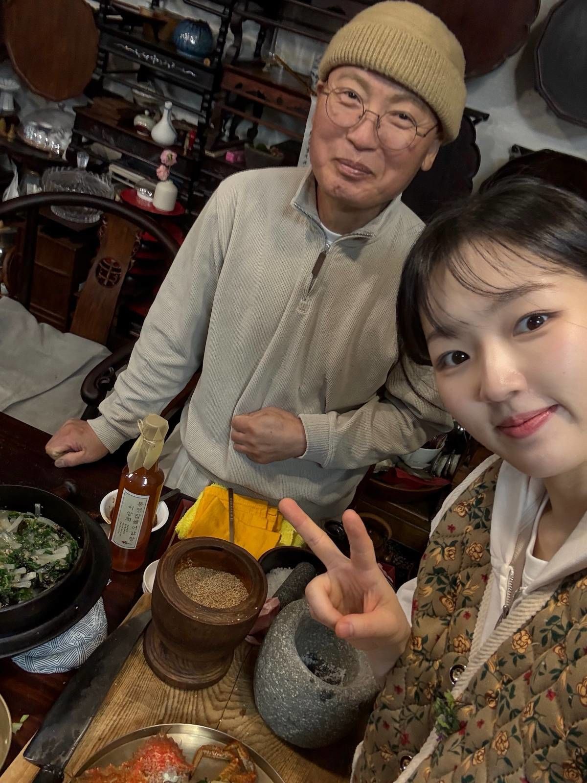 김시현 셰프와 이상희 소장 / 김시현 인스타그램