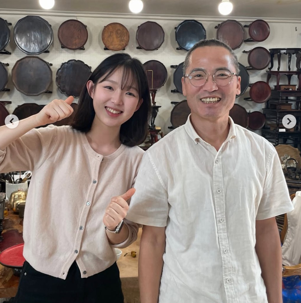 김시현 셰프와 요리 스승 이상희 소장 / 김시현 인스타그램
