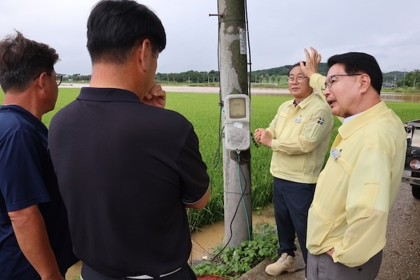 심덕섭 고창군수, 폭우피해 현장 점검 / 고창군