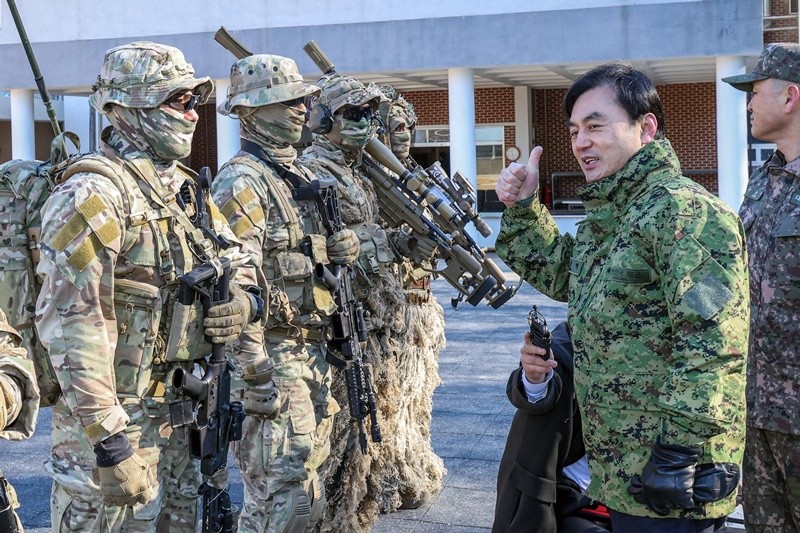 해군특수전전단 작전태세 현장점검 나선 안규백 국방부장관 2025.12.26 / 뉴스1