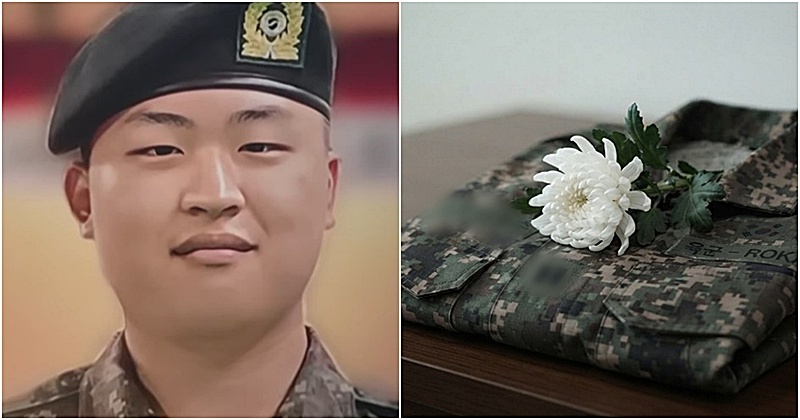 폭염에 사망한 육군 병사 추모식...“다음에도 엄마 아들 하자”