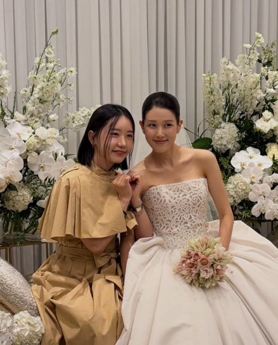 송하예와 양지원, 신부대기실 사진 / 송하예 인스타그램
