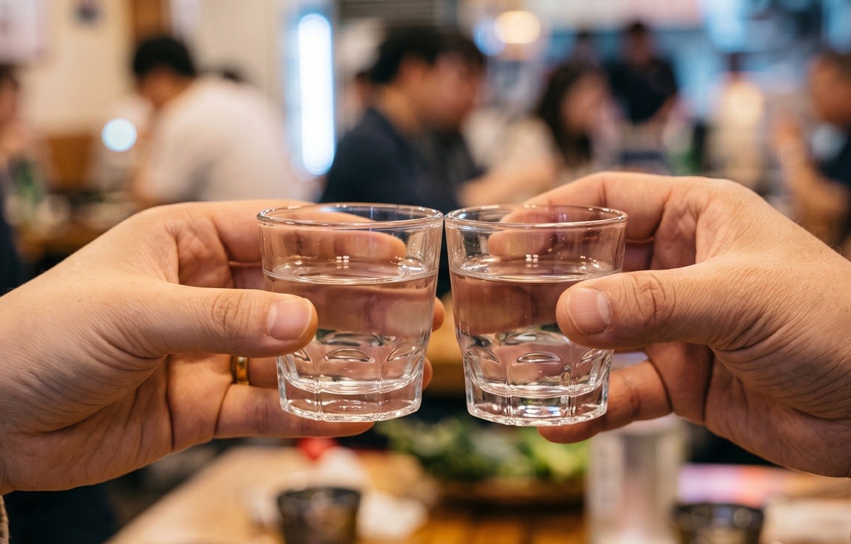 기사 이해를 돕기 위해 AI를 활용해 제작한 자료 사진. 롯데칠성음료는 자사 대표 소주 브랜드 '처음처럼'의 알코올 도수를 16도에서 15.7도로 낮춘다고 최근 밝혔다. 새롭게 바뀐 '처음처럼'은 기존 제품 재고가 소진되는 대로 이르면 이달 중순부터 식당과 주점, 대형마트, 편의점 등에서 순차적으로 판매될 계획이다. 이와 관련해 롯데칠성음료 관계자는 연합뉴스에 ''처음처럼'의 본질적인 경쟁력인 부드러움을 강화하기 위해 알코올 도수를 조정했다'라며 '하반기에도 다양한 마케팅 활동을 통해 더욱 부드러워진 '처음처럼'을 알릴 계획'이라고 설명했다.