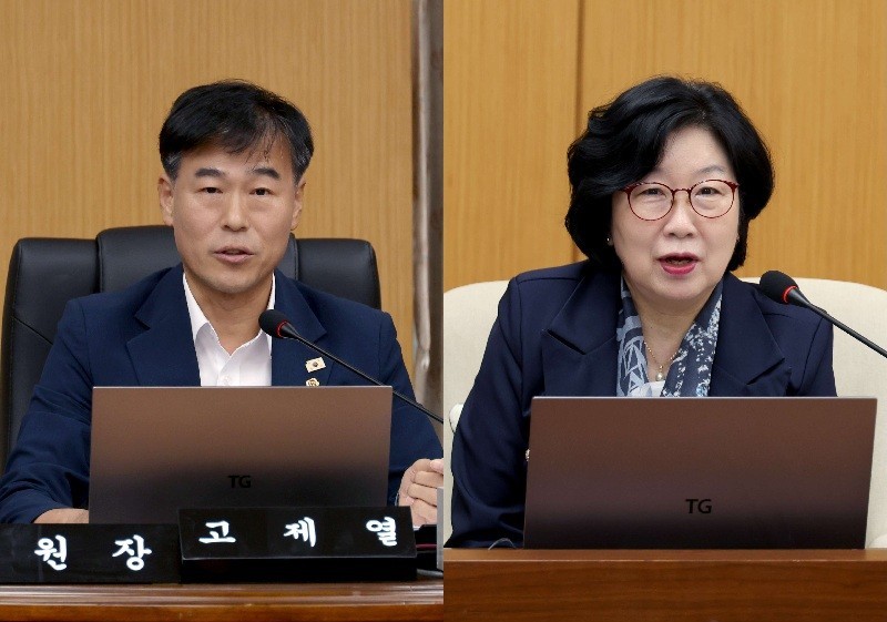 윤리특별위원회 위원장 고제열(왼쪽), 부위원장에 민향기(오른쪽) 의원/사진=대전시의회