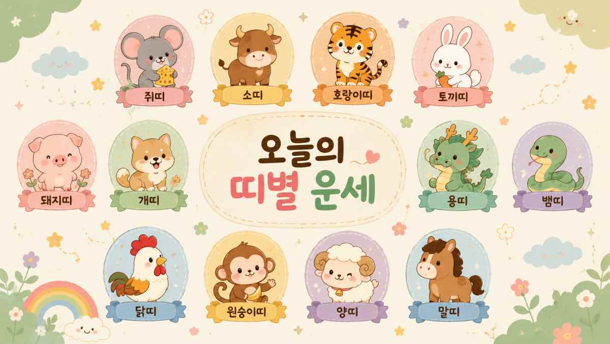 9월 5일 십이지지 운세, 용띠는 '행운의 날' 개띠는 '지출 조심'...당신의 운명은?