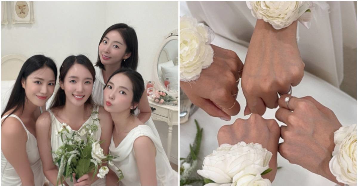 스텔라 멤버들과 브라이덜 샤워 / 민희 인스타그램