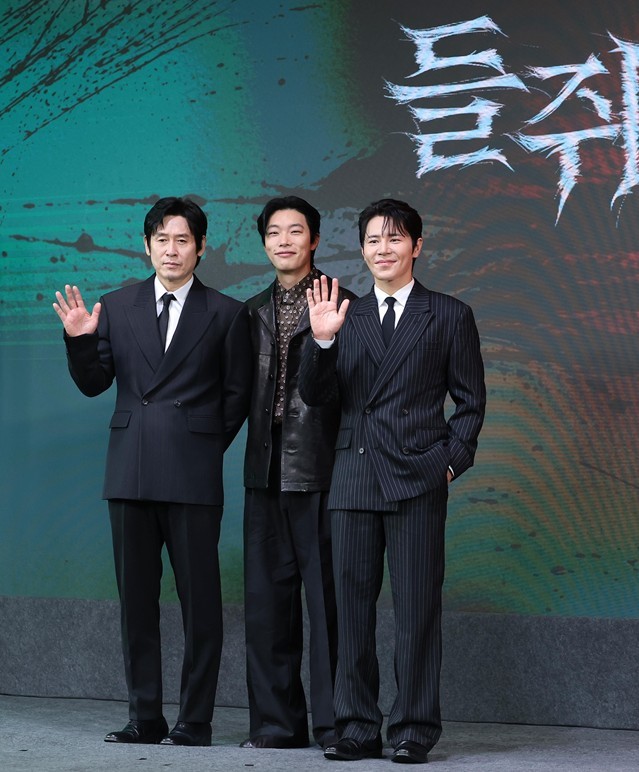'들쥐' 배우들 설경구, 류준열, 이규형 / 뉴스1