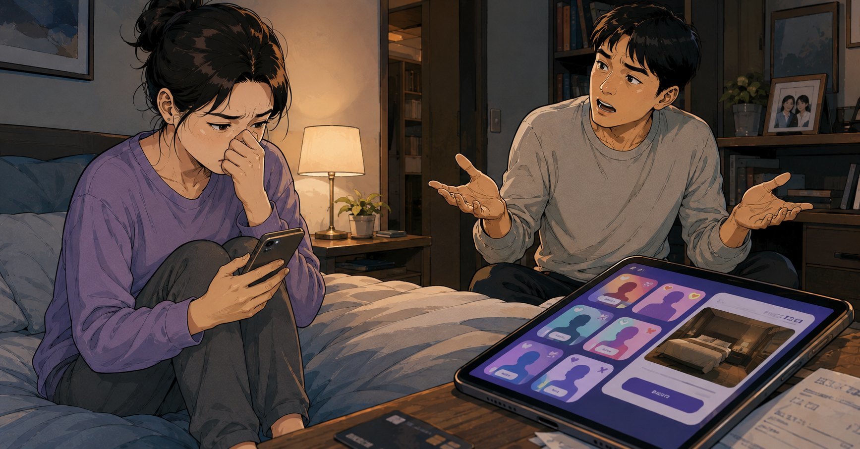 6년간 만남 앱 6개 돌리고 모텔 결제까지 한 남편 “아내 만족시켜 주려고 썼다”