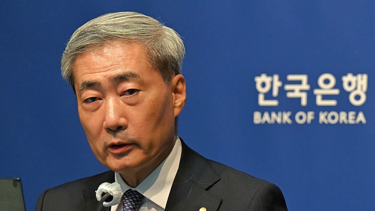 금리인상 배경 설명하는 신현송 한은 총재. / 뉴스1