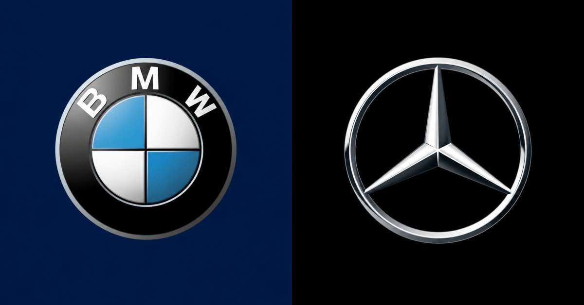 AI로 만든 BMW와 메르세데스-벤츠 로고