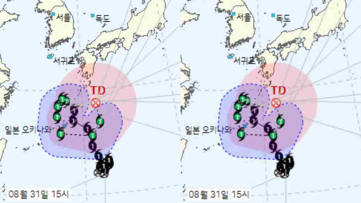 오키나와 향하던 태풍 크로반 경로가 이상하다… 제주도에 갑자기 '주의보' 뜬 이유
