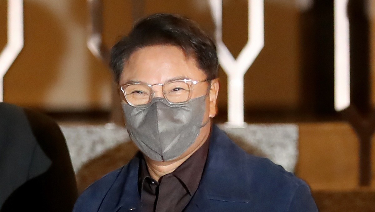 2023년 한·몽 경제인 만찬 참석 당시 이수만 SM엔터테인먼트 전 총괄 프로듀서 / 뉴스1