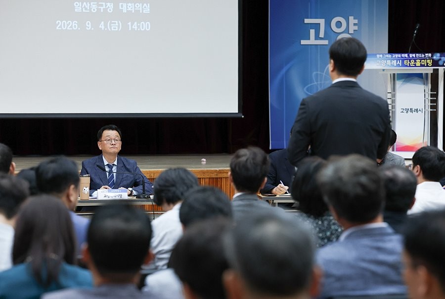 시민들과 소통하는 민경선 고양특례시장