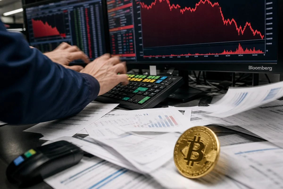 8만2500달러 저항에 막힌 비트코인, ETF 자금도 급감 / AI 생성 이미지
