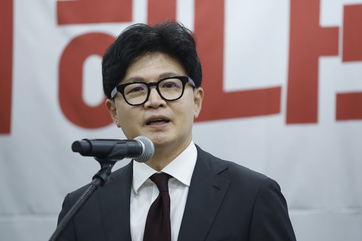 무소속 한동훈 의원이 차기 정치 지도자 선호도 조사에서 처음으로 1위에 올랐다. / 뉴스1