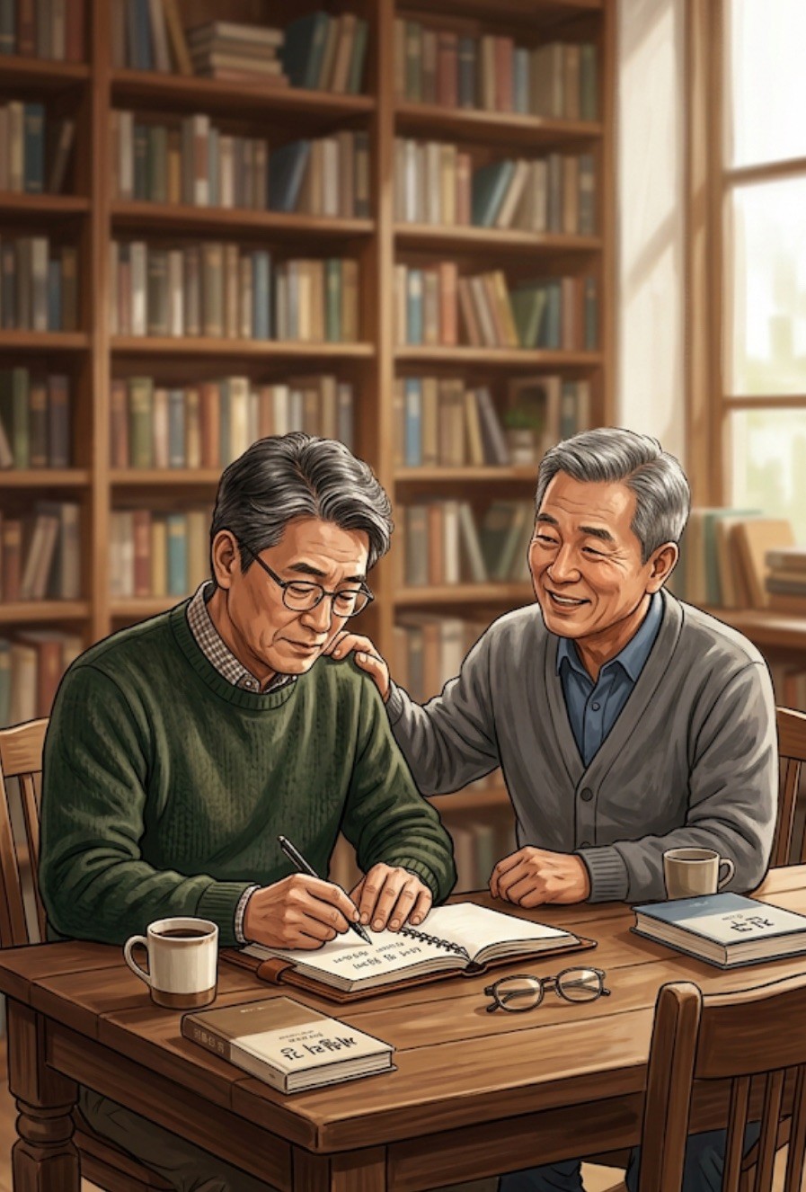 중년들. 기사 내용 토대로 AI툴 활용해 제작한 자료사진.
