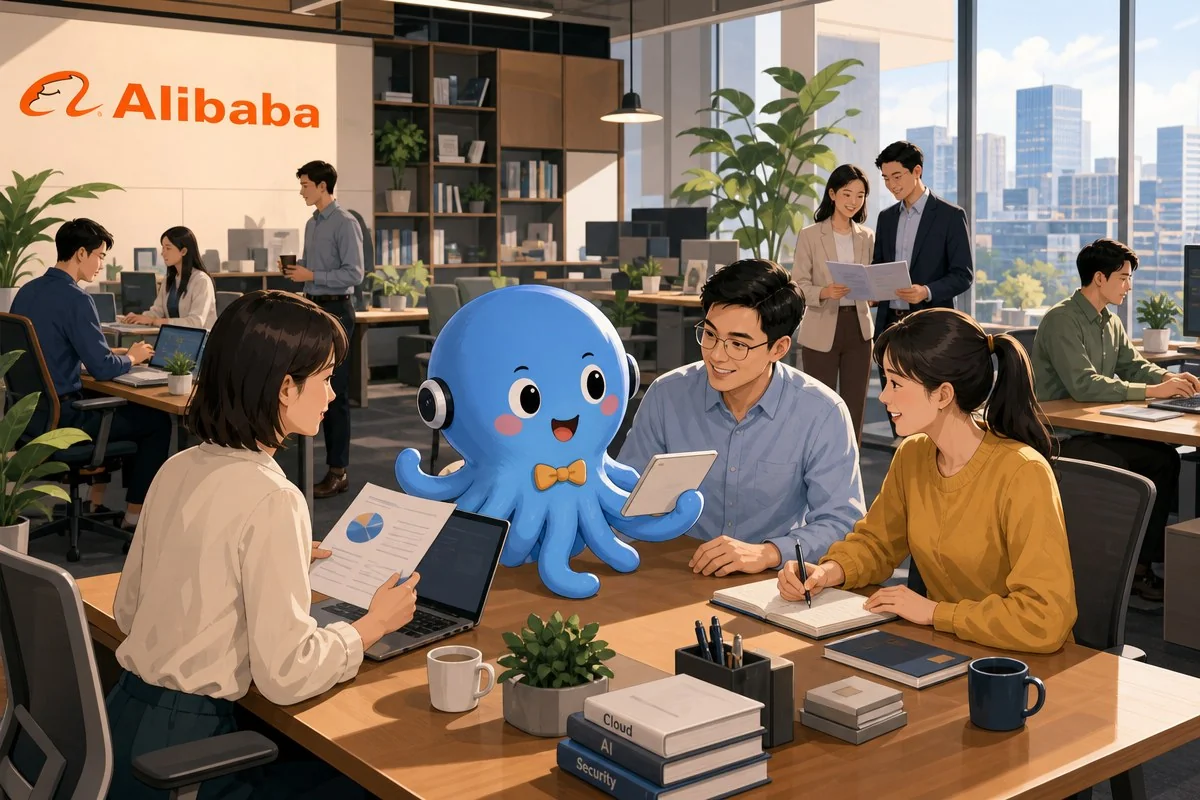 큐원 오피스 관련 이미지 / AI 생성 일러스트(삽화)