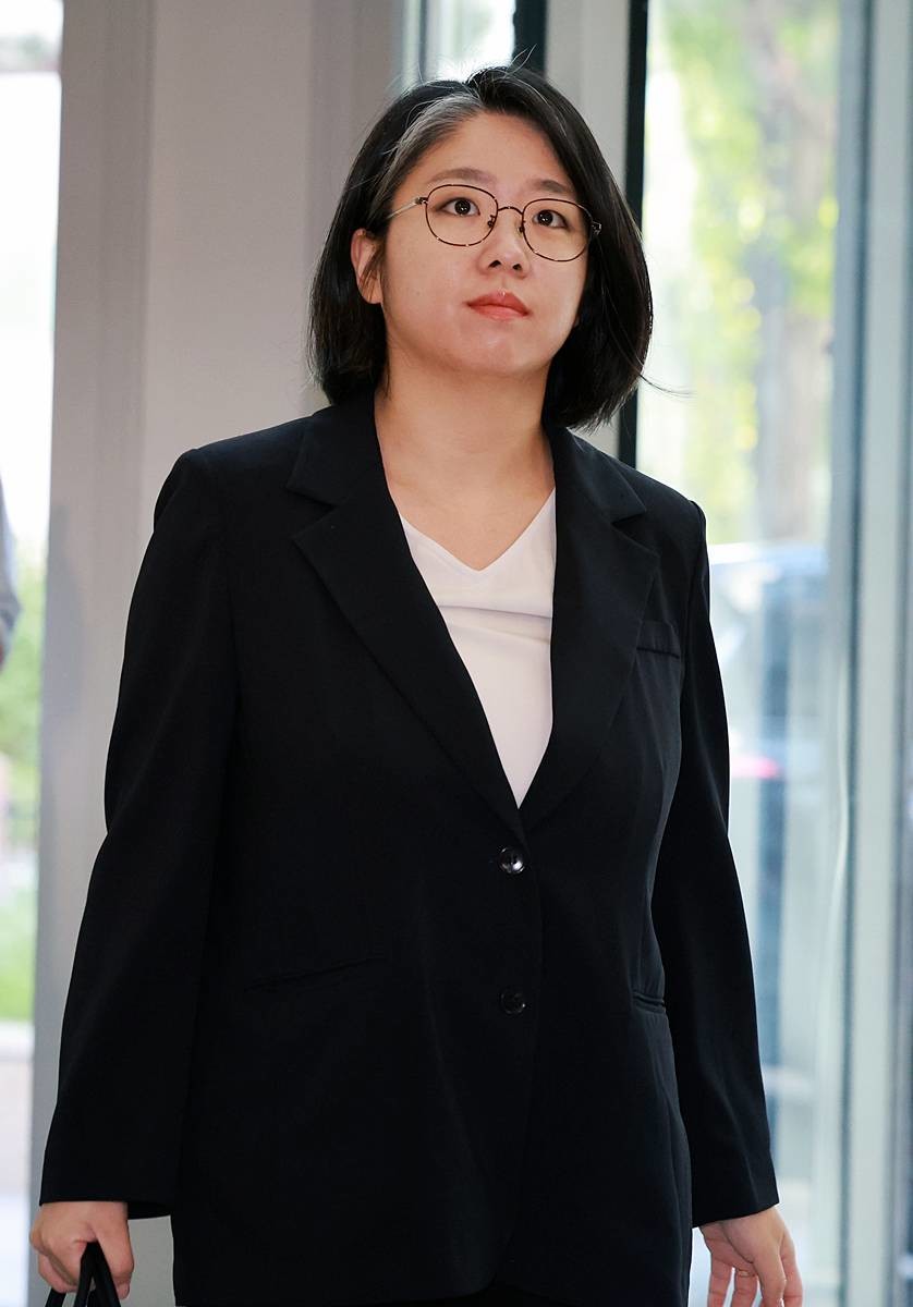 사진은 용혜인 성평등가족부 장관 후보자가 7일 서울 서대문구 한국청소년활동진흥원에 마련된 인사청문회 준비 사무실로 출근하고 있다 / 뉴스1